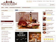 Tablet Screenshot of homebutchers.com